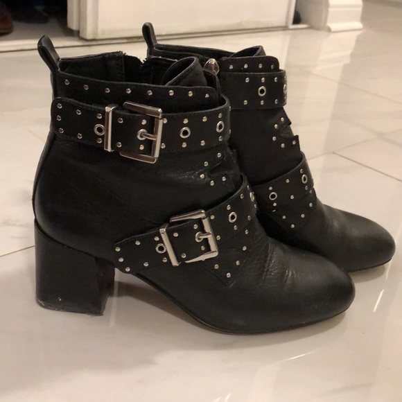 Rebecca Minkoff Shoes - Black leather booties